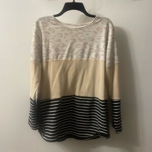 Women’s tri block long sleeve